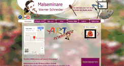 Desktop Screenshot of malkurse-schneider.at