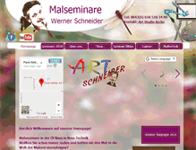 Tablet Screenshot of malkurse-schneider.at